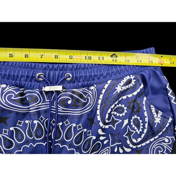 Guapi Pants Mens 32 Purple Bandana Cargo PU Leather LimitedEdition Aaron Wilhelm - Picture 12 of 16